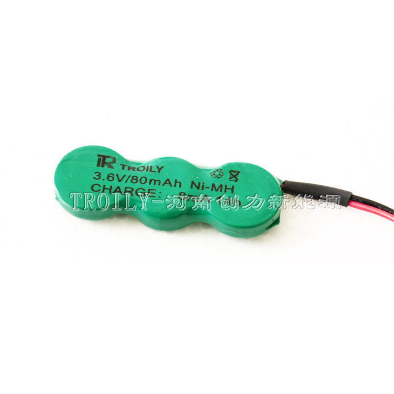  Ni-MH80mAh Rechargeable Battery Pack 3.6V